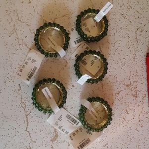 Green Knapkin Rings